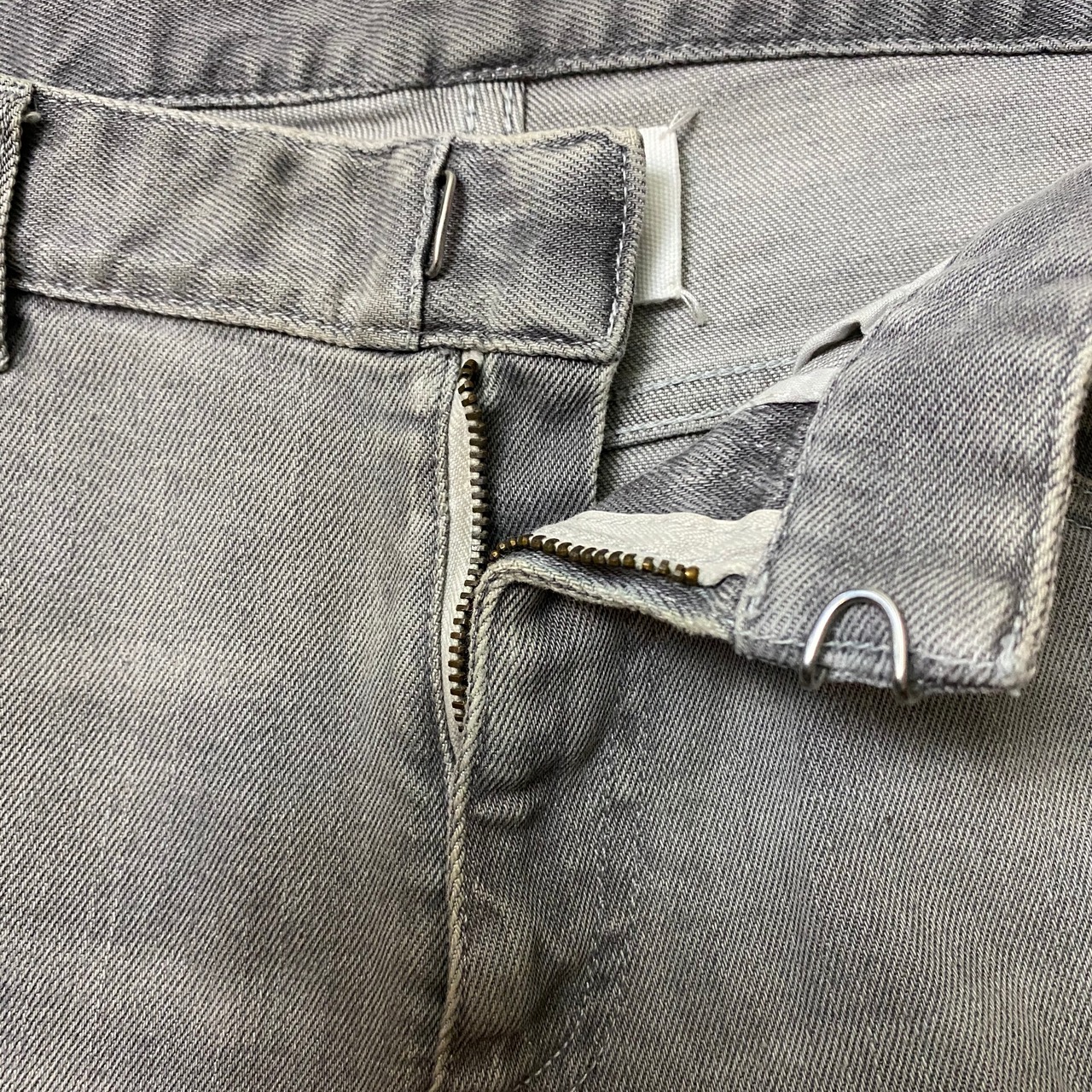 2015SS MAISON MARTIN MARGIELA fade gray color denim pants 