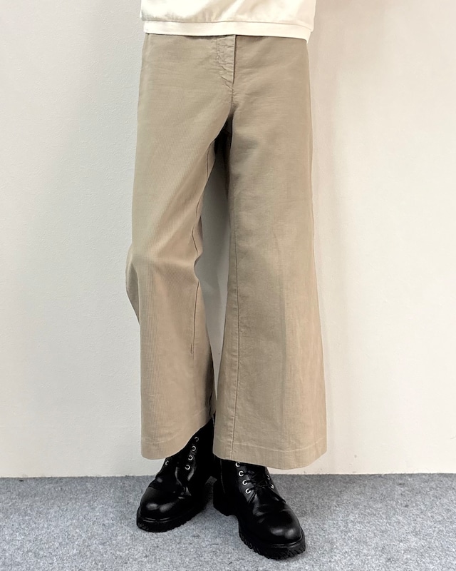 【Martin Margiela】corduroy cropped wide pants