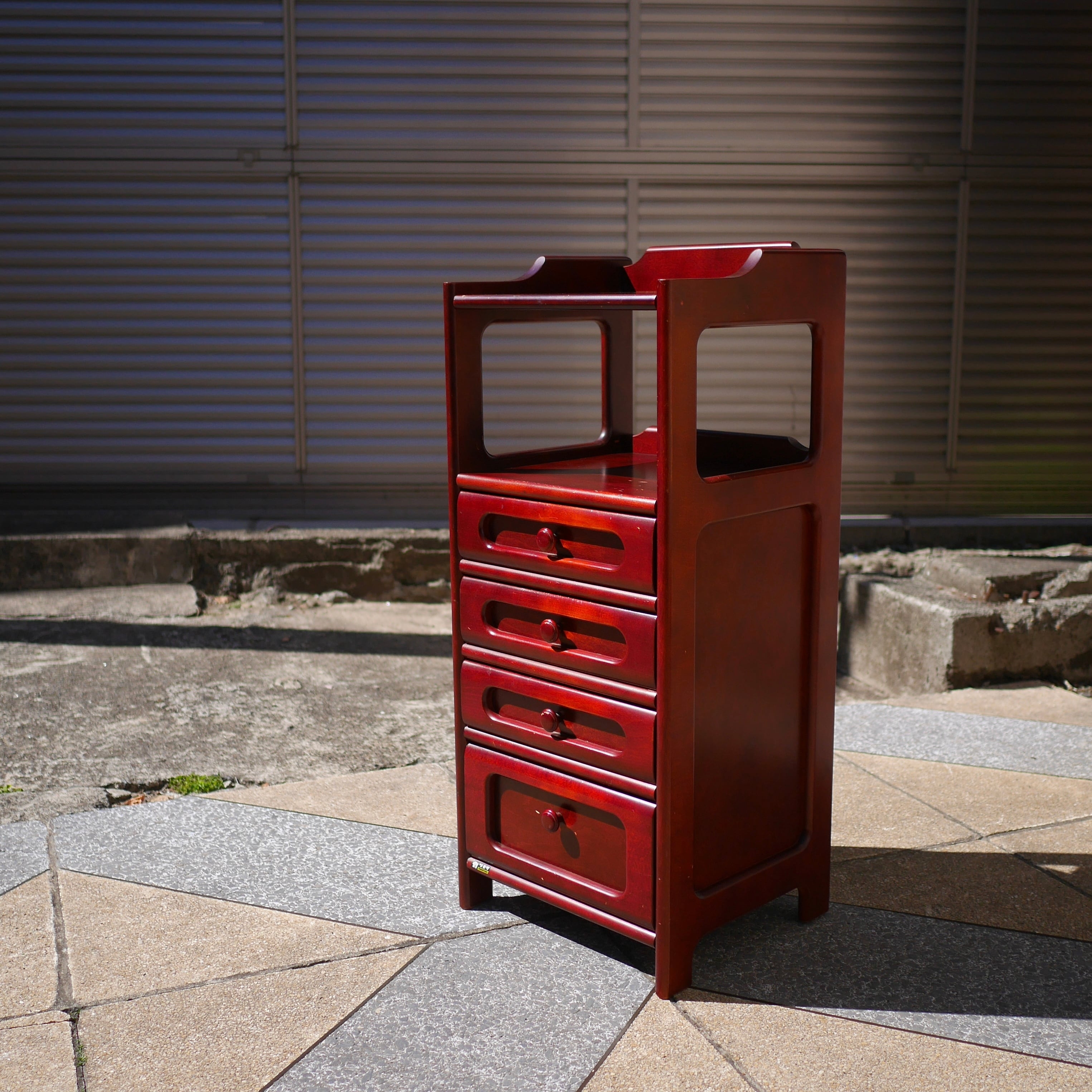 1980年代 イタリア製 ヴィンテージ 7段チェスト 彫刻装飾 高級クラシック 洋タンス ハイチェスト 収納 アンティーク風 猫脚 イタリア家具 | チェスト 電話台 チェスト4段 象がんシリーズ ビンテージ