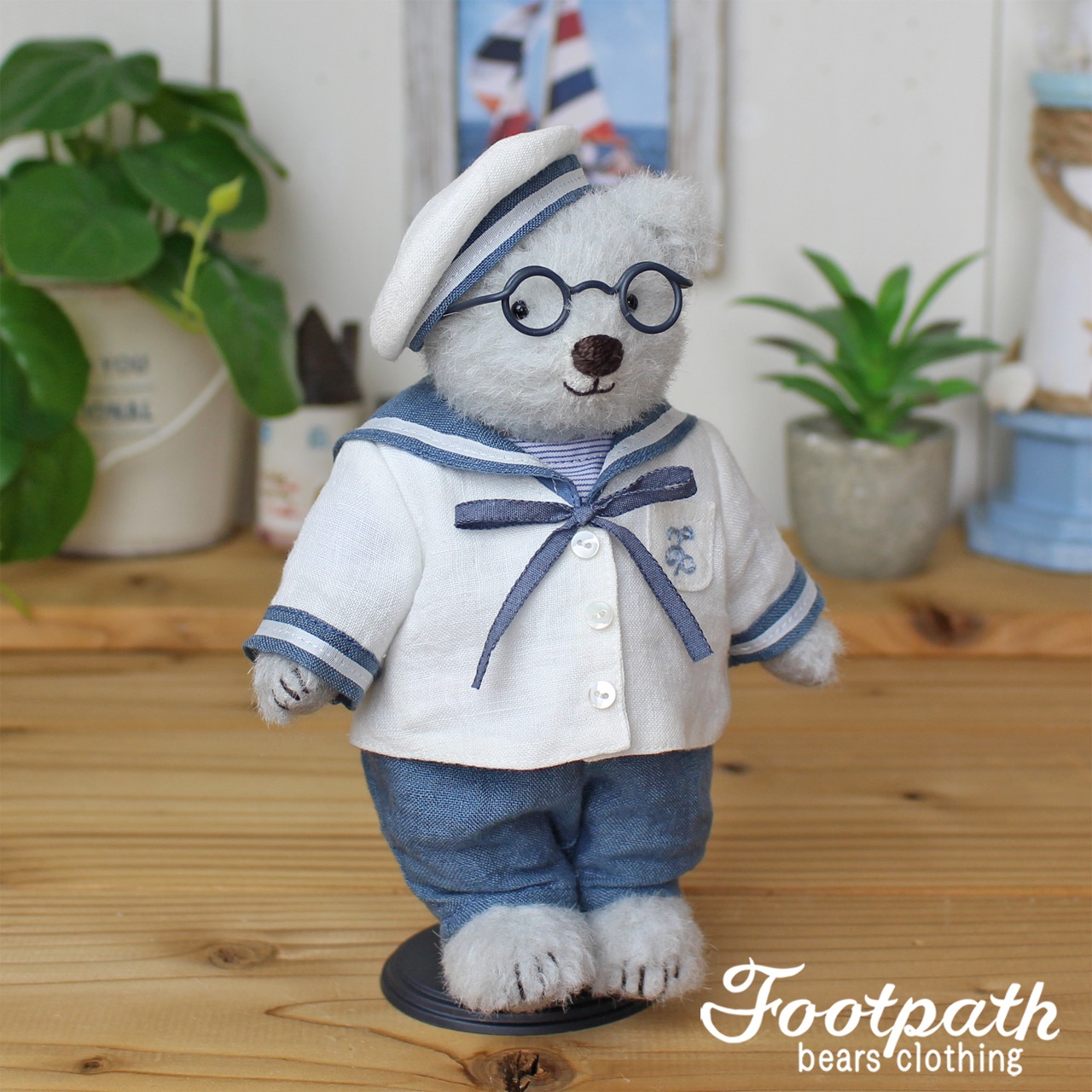 Vsb-0070 Matthew light gray bear set