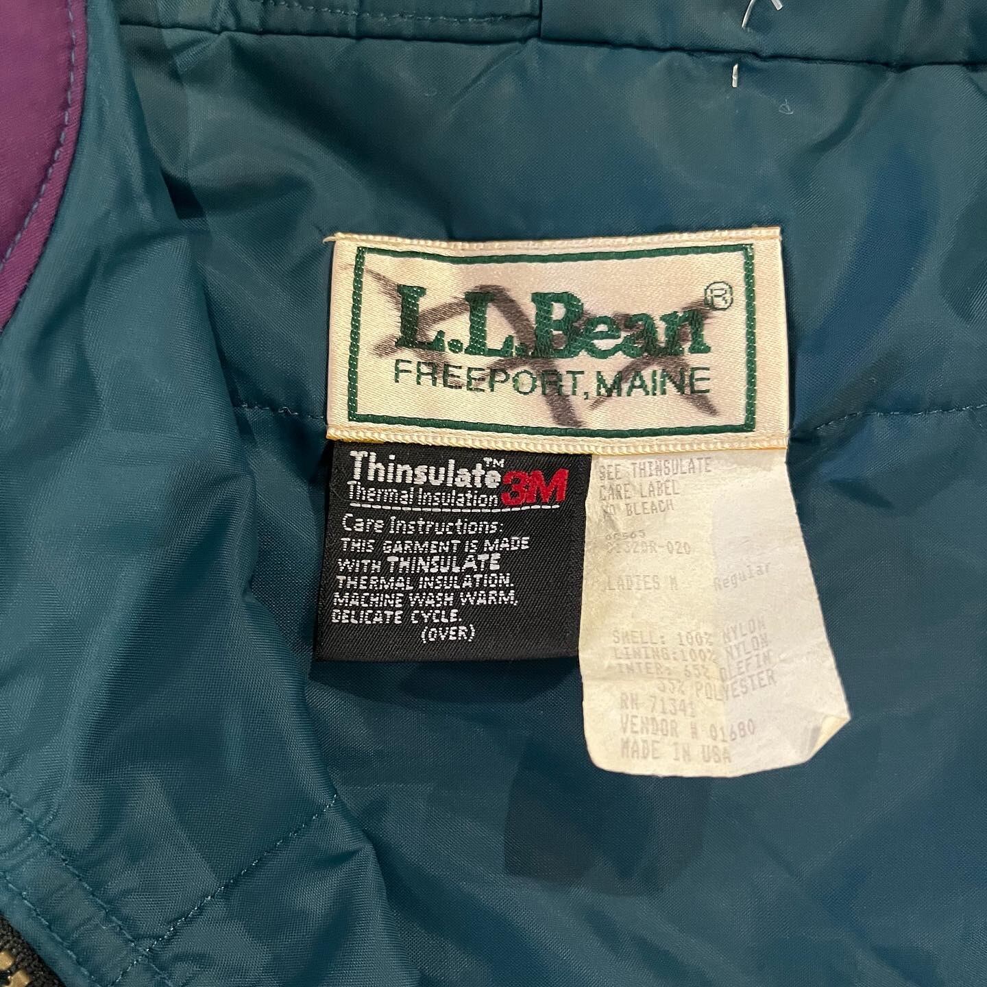 80s LL Bean thinsulate tyrolean tape anorak parka | What