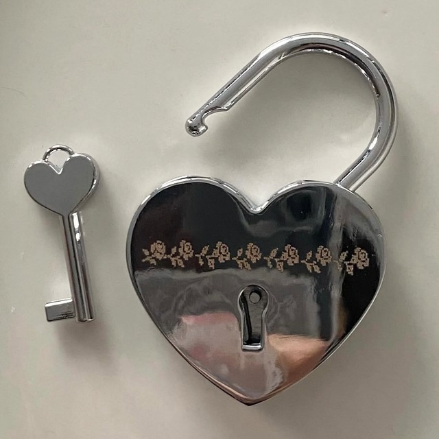 Secret Heart Lock Charm