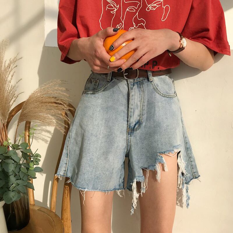 ショーツ サマーハイウェストウェストワイドレッグパンツ 夏物 ブルマー ワイドパンツ 萌量不足13085350075