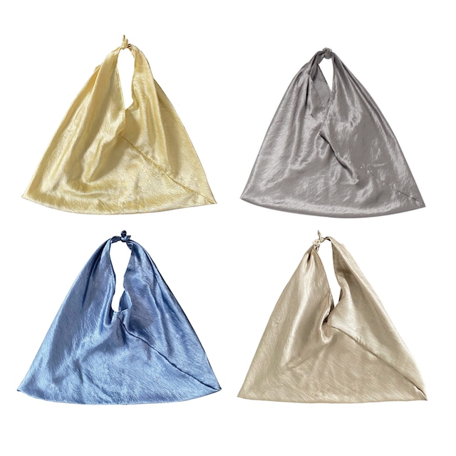 sustainable acetate furoshiki bag