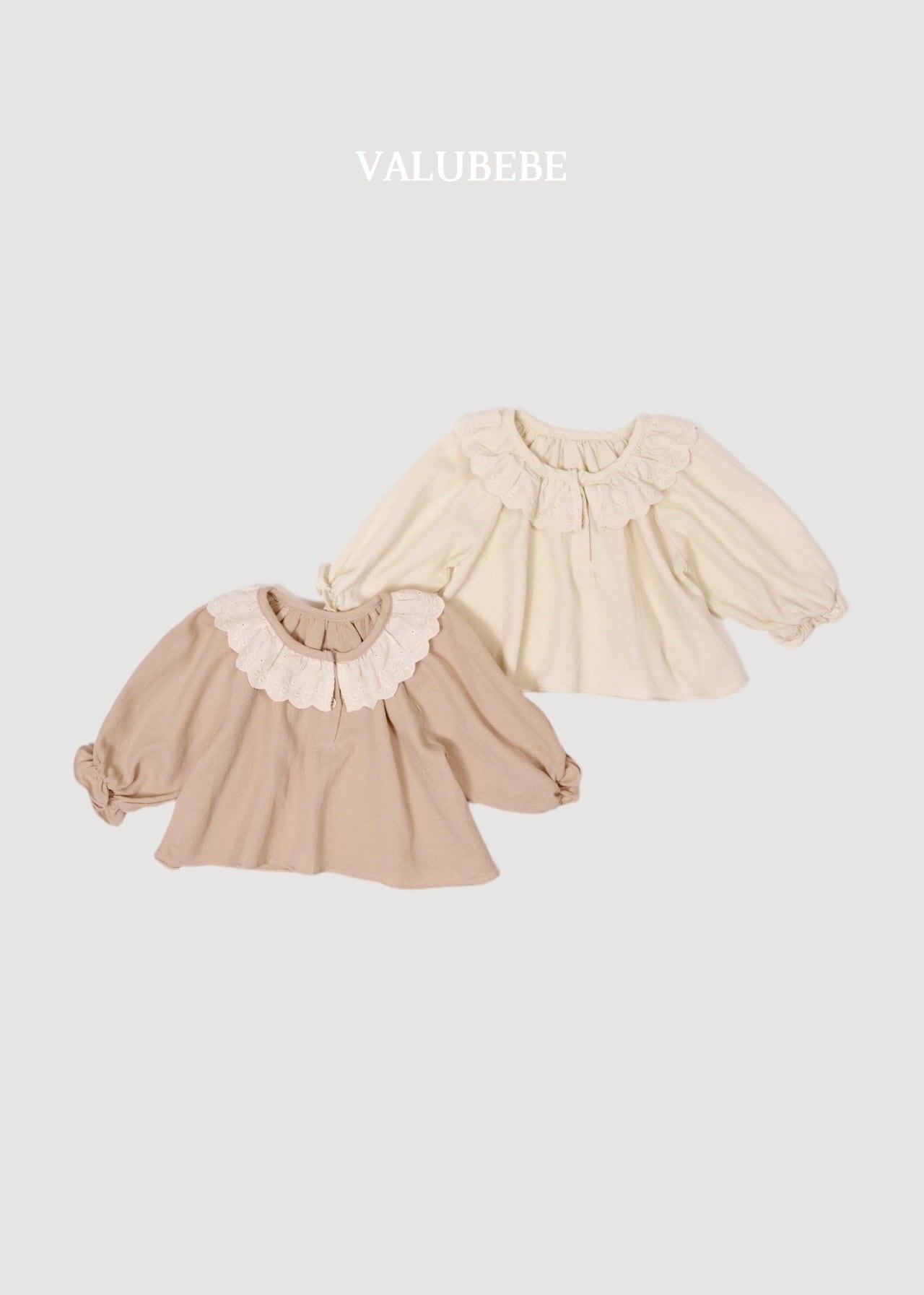 送料無料【予約】/ ラップフリルブラウス /valubebe
