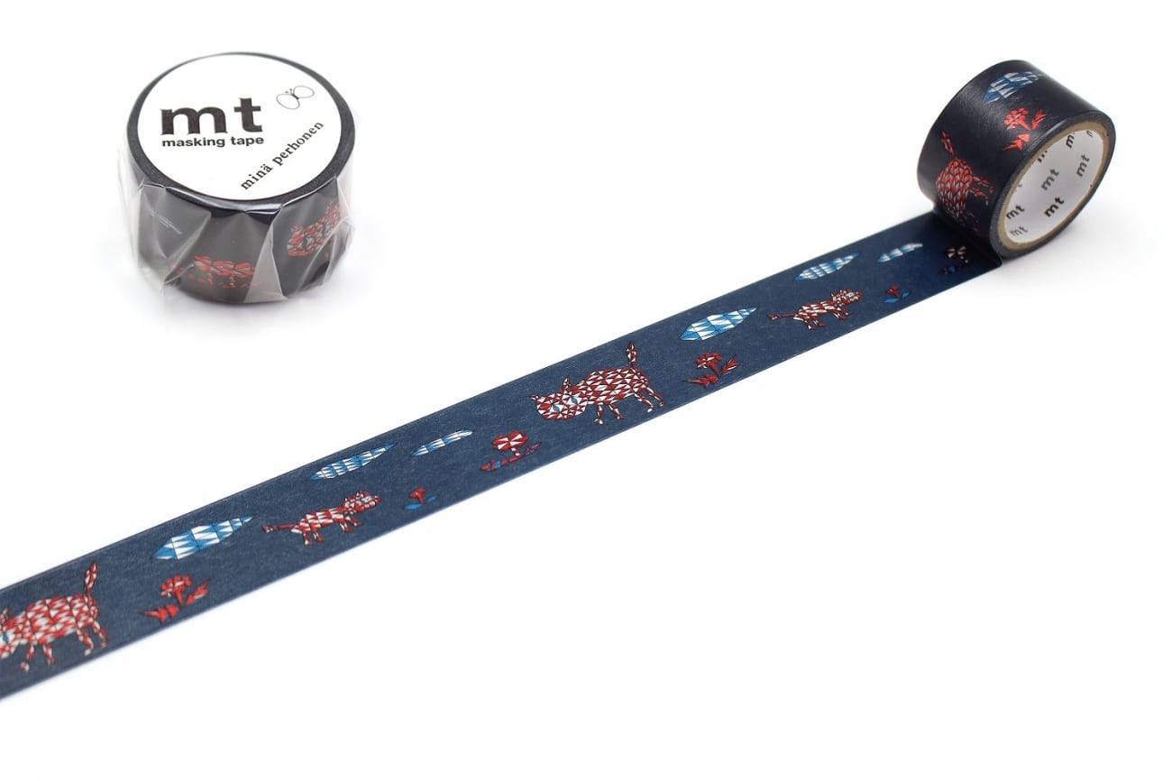 ミナペルホネン×mt 赤箔 Tama 24mmマステ MT12