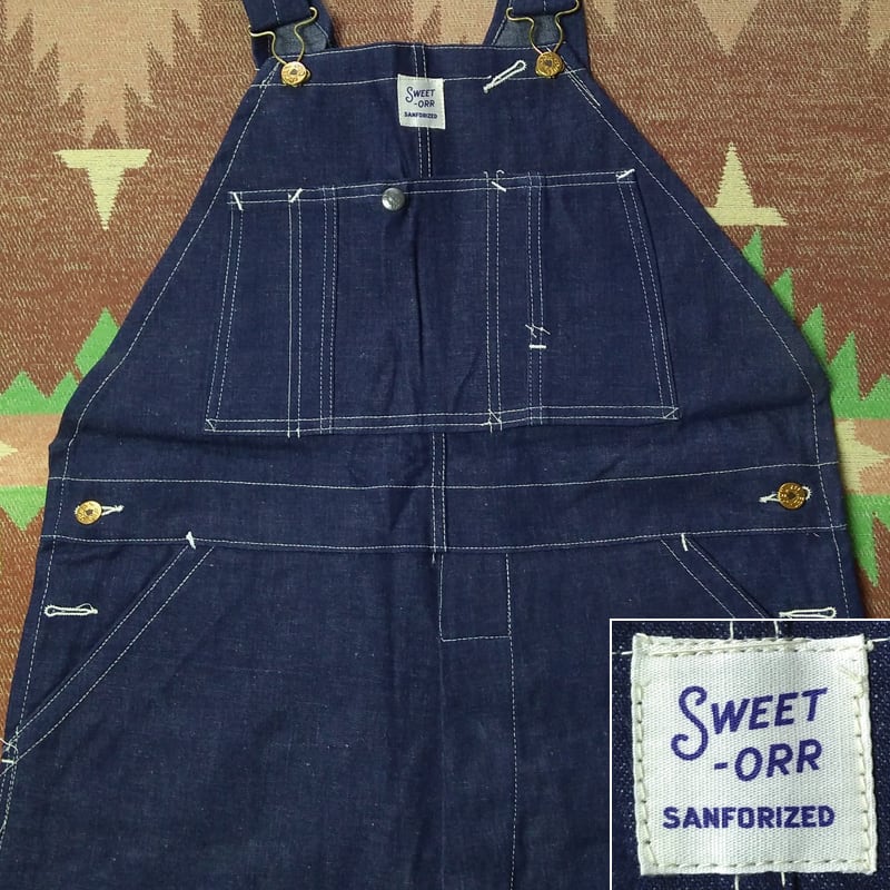 40s SWEET-ORR 1FE Denim Overalls（表記W40L34）DEAD