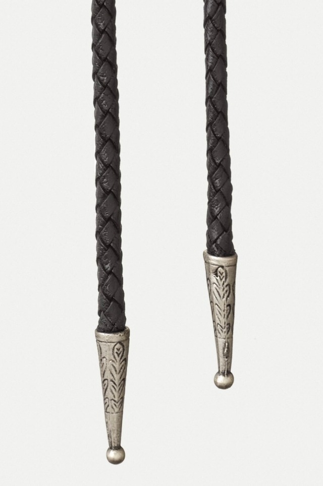 Nudie jeans ヌーディージーンズ Nisse Bolo Tie Black