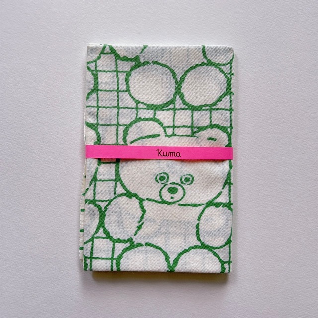 てぬぐい　"Kuma" (PINK)