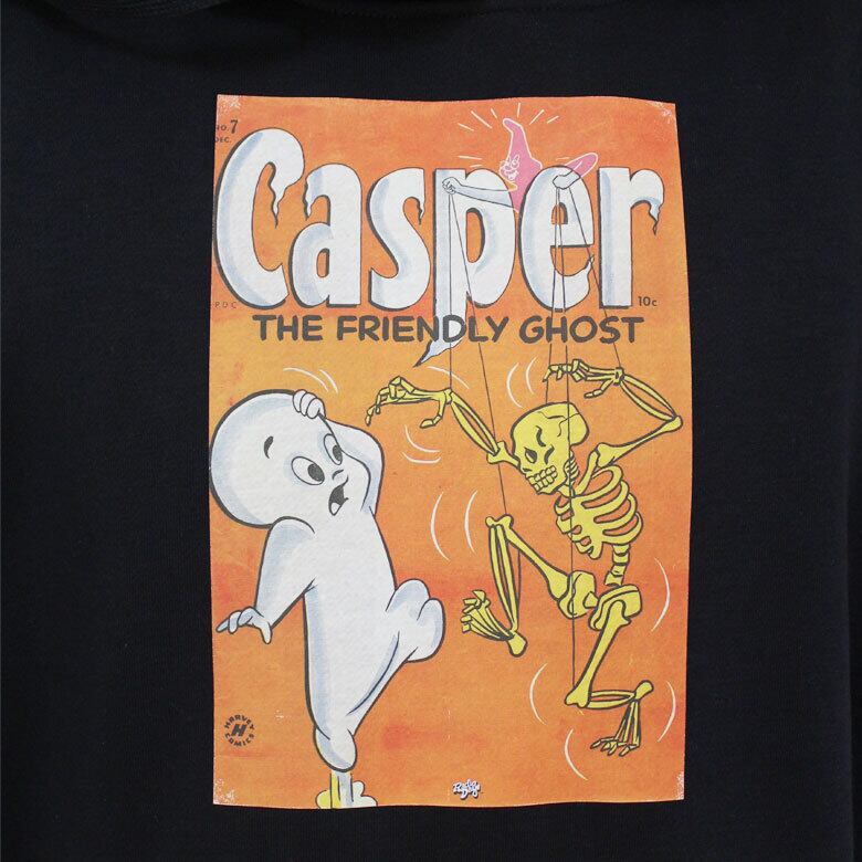 CASPER キャスパー フーディー パーカー キャラクター アニメ グレー (メンズ L)   O4099