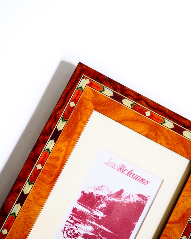 picture frame with a geometric made in USA