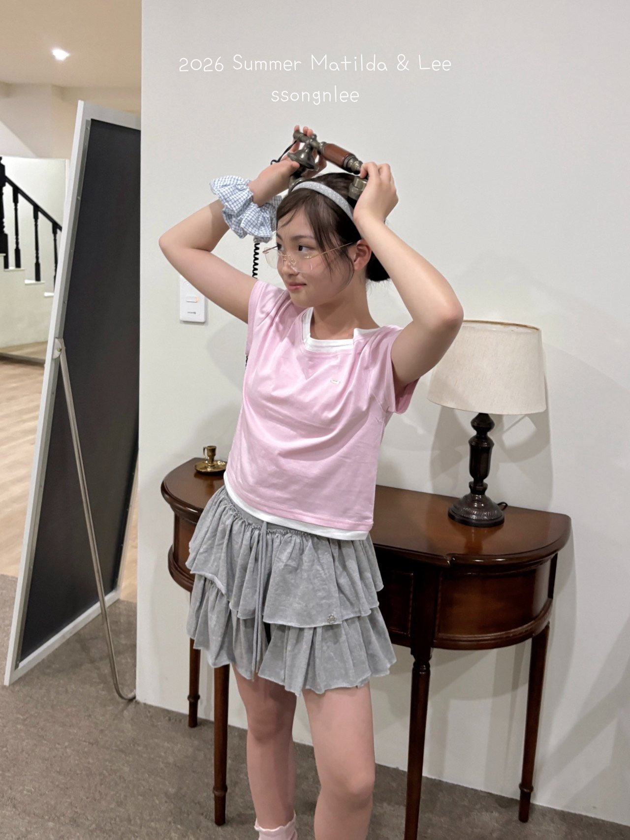 [Matilda&Lee] Day ruffle skirt / [마틸다앤리] 데이러플치마