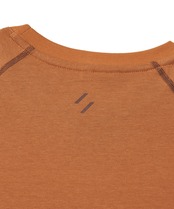 CONTRAST WONDER LONG SLEEVE T-SHIRT_ORANGE