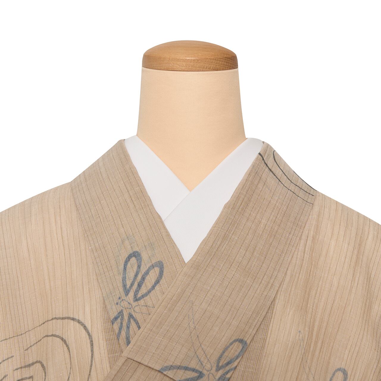 本場小千谷縮着物トンボ柄