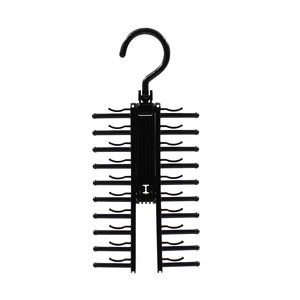【新着特価】シンコハンガー(Shinkohanger) ネクタイハンガークロス ブラック