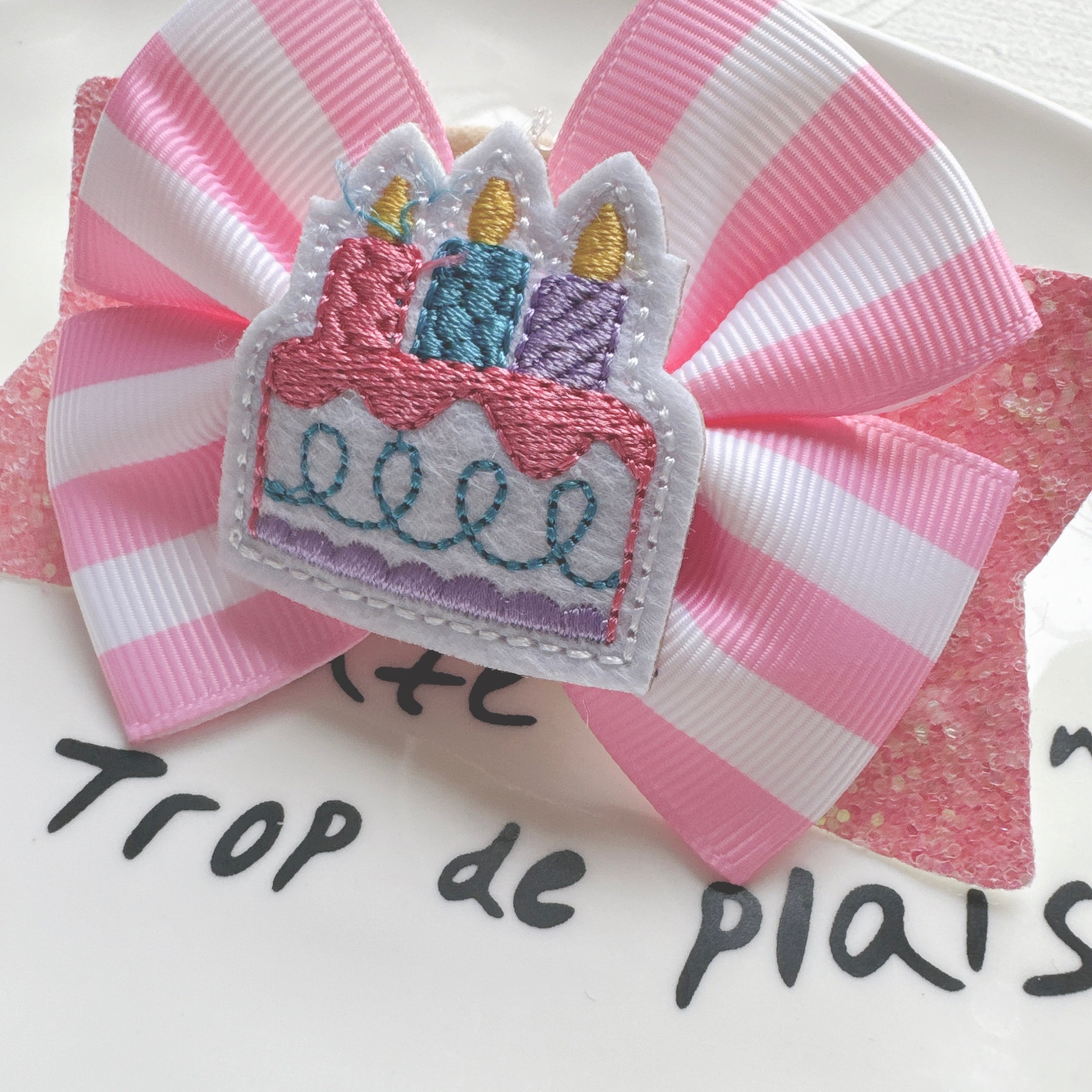 お誕生日リボンヘアバンド