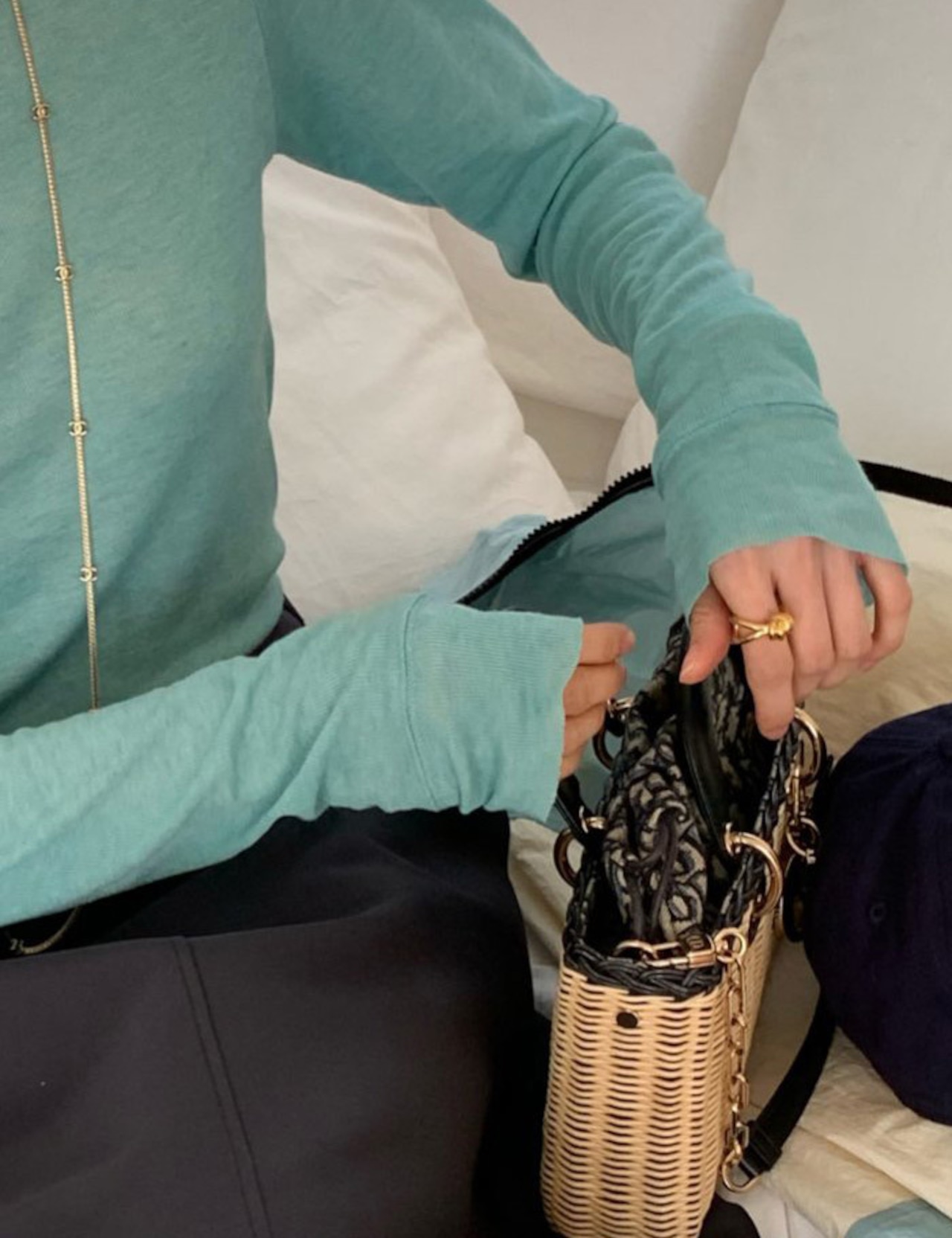 【新作5％OFF・3日間】Tencel & Wool Spring Knit_4colors