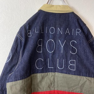 BILLIONAIRE BOYS CLUB　multi color denim jacket size M 配送A