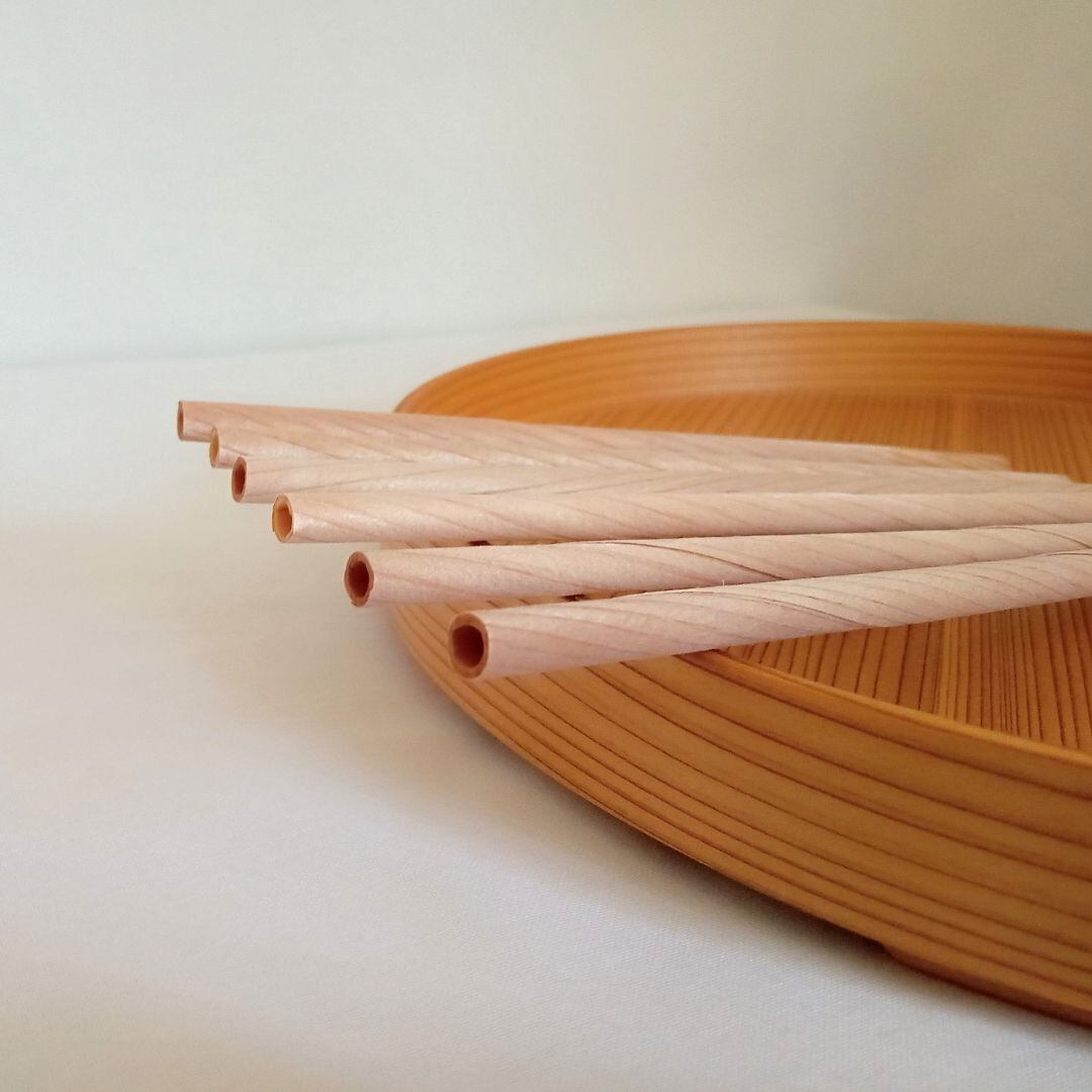 木のストロー 8本セット クレコ・ラボ