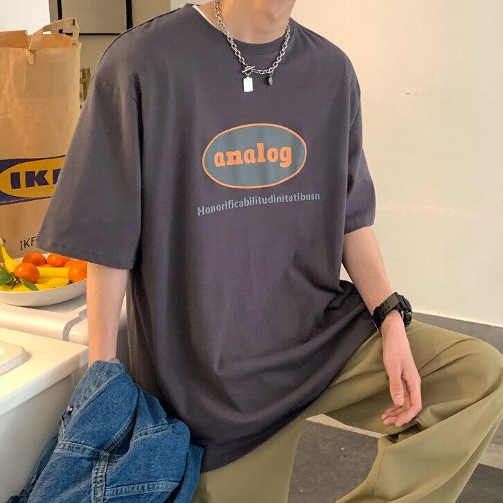 カラーロゴプリントtシャツ Bl8099 Beep 韓国メンズファッション通販サイト
