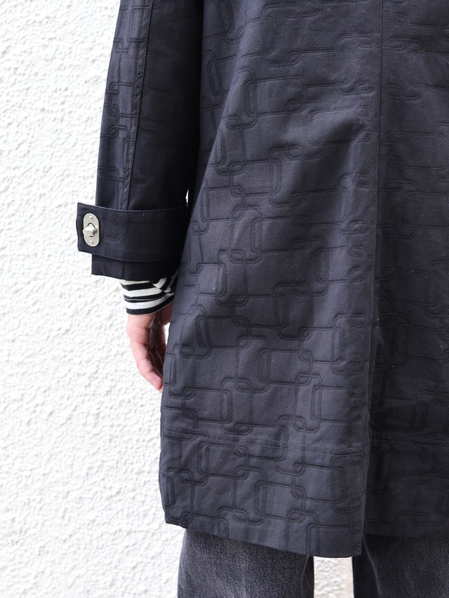 allover design half coat