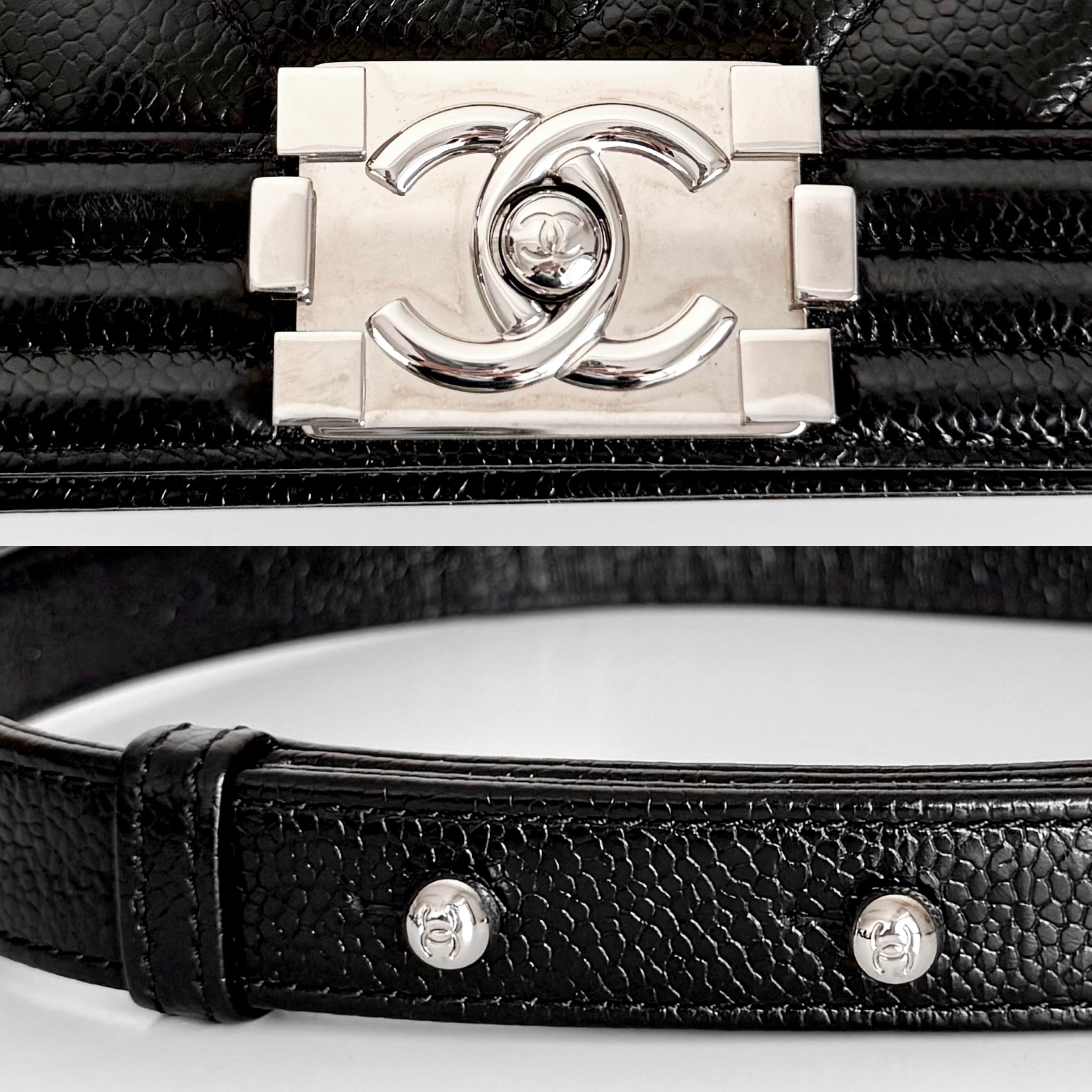 極美品】シャネル ボーイシャネル BOY CHANEL 20 スモール ブラック