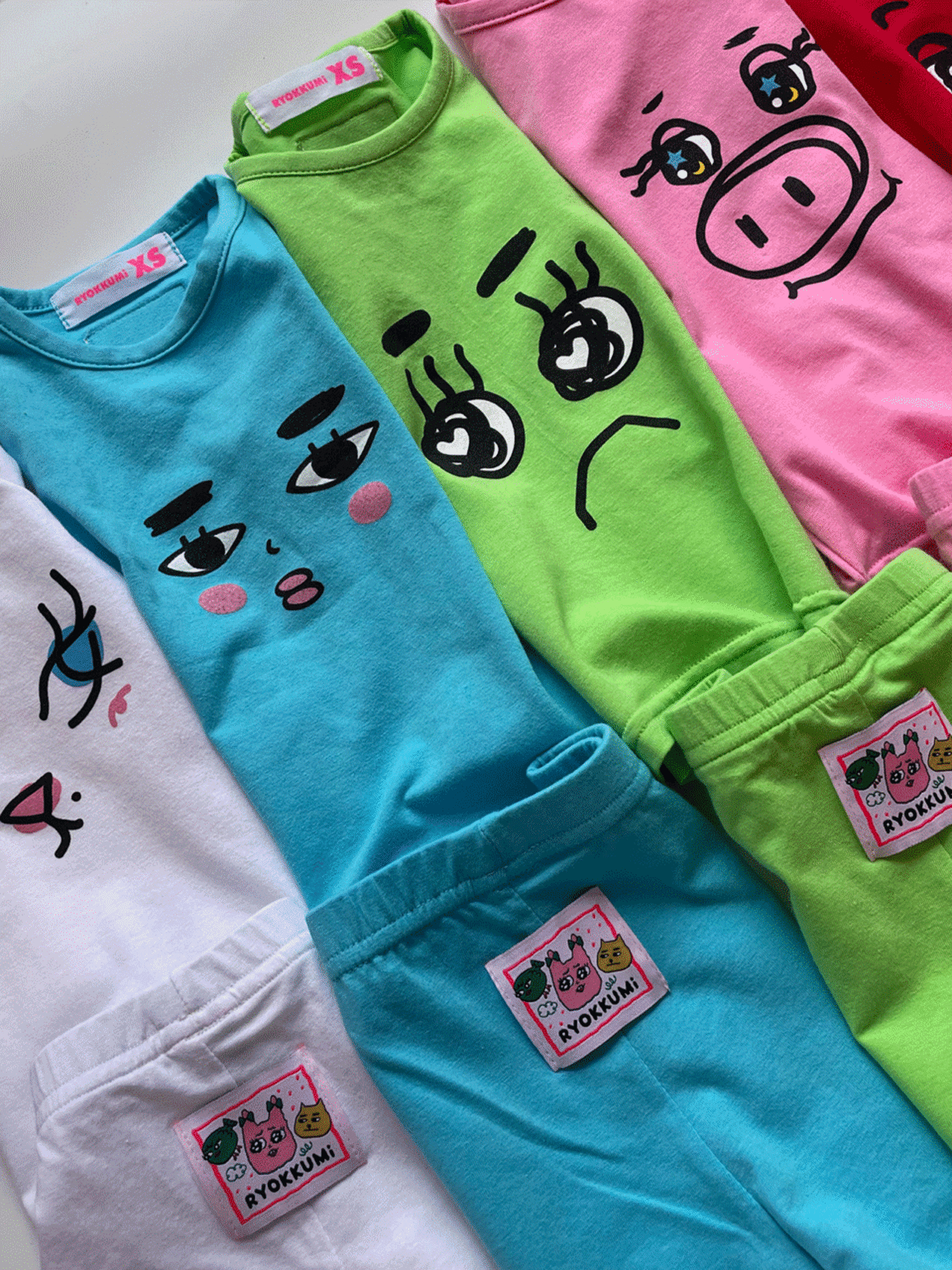 FACE SLIM T - Sky