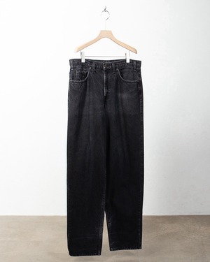 "Levi's" 535 baggy silhouette black denim trousers
