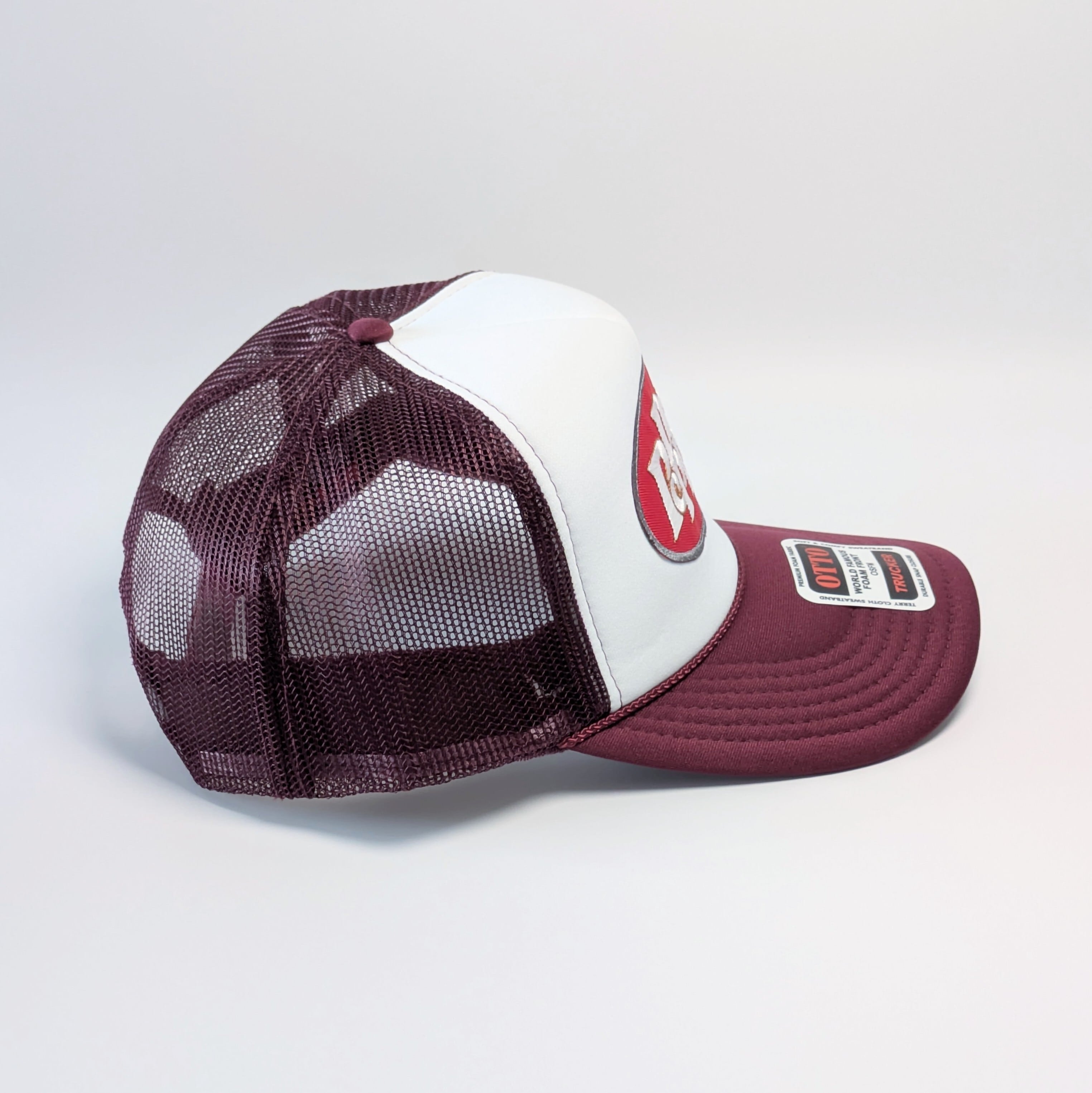 ♧【 OTTO CAP オットーキャップ 】 『 Dr. Pepper ドクター・ペッパー 』 トラッカーキャップ/ メッシュキャップ / burgundy バーガンディ 〚アメリカン雑貨 アメトイ〛