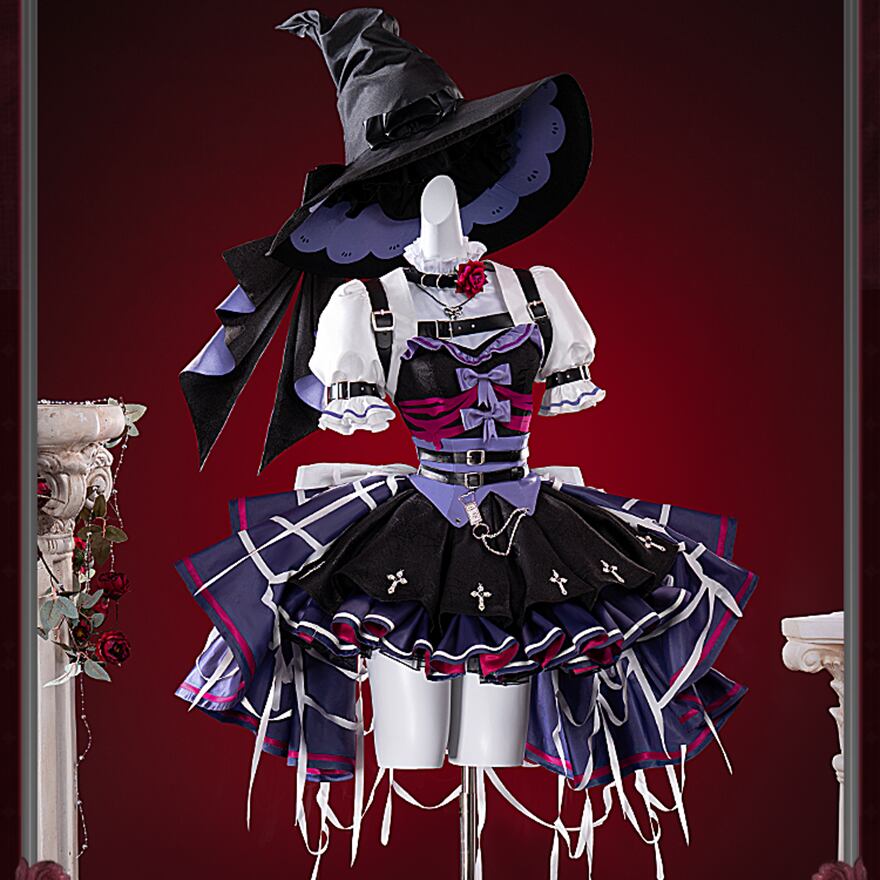 イベント衣装 ハロウィン 学園祭 コスプレ衣装 魔女コスチューム ライブ ステージ衣装 コンカフェ衣装