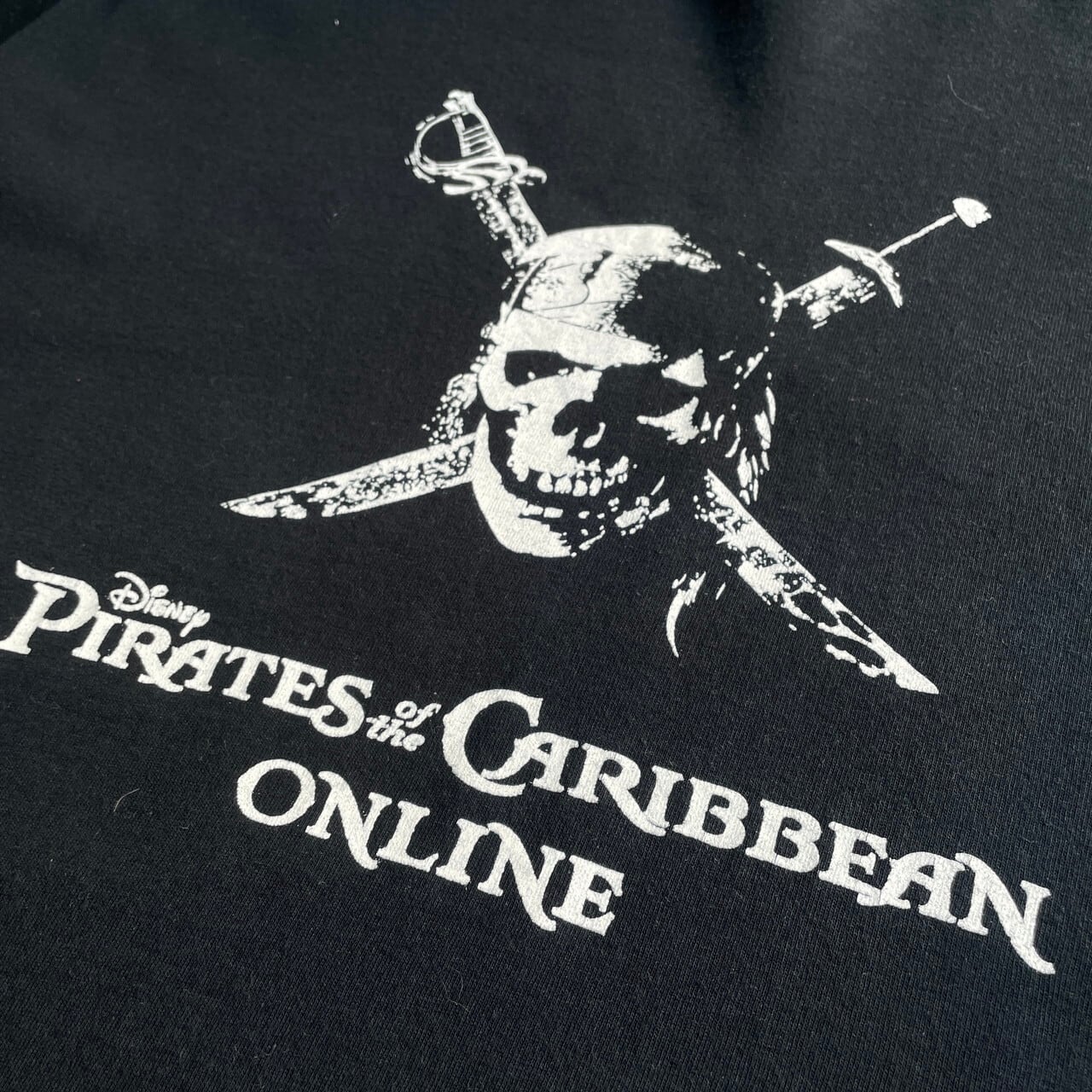 古着 00年代 ディズニー DISNEY Pirates of the Caribbean パイレーツオブカリビアン ドクロ柄 スカル柄 龍柄 ドラゴン柄 プリントTシャツ USA製 レディースL相当 /eaa565929 古着 00年代 ディズニー DISNEY Pirates of the Caribbean パイレーツ