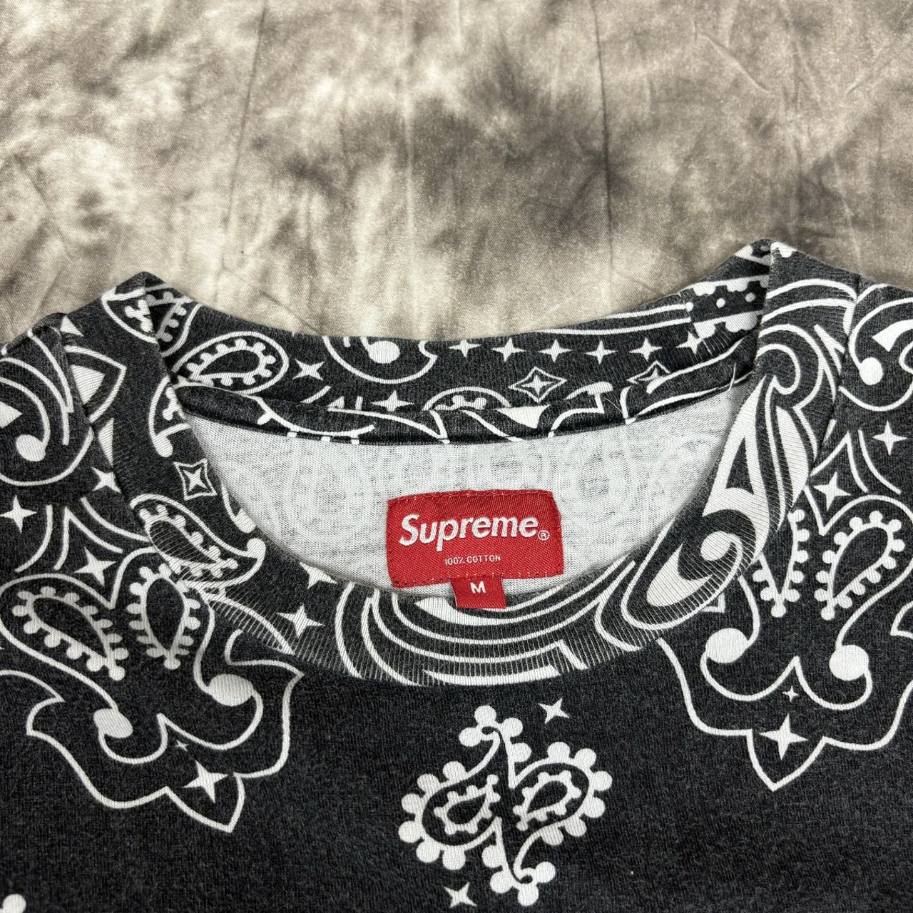 Supreme/シュプリーム【21SS】Small Box Logo Tee Black Bandana