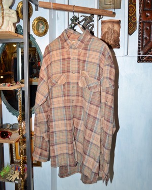 1990's "CAMEL" GIMMIC FLANNEL SHIRT