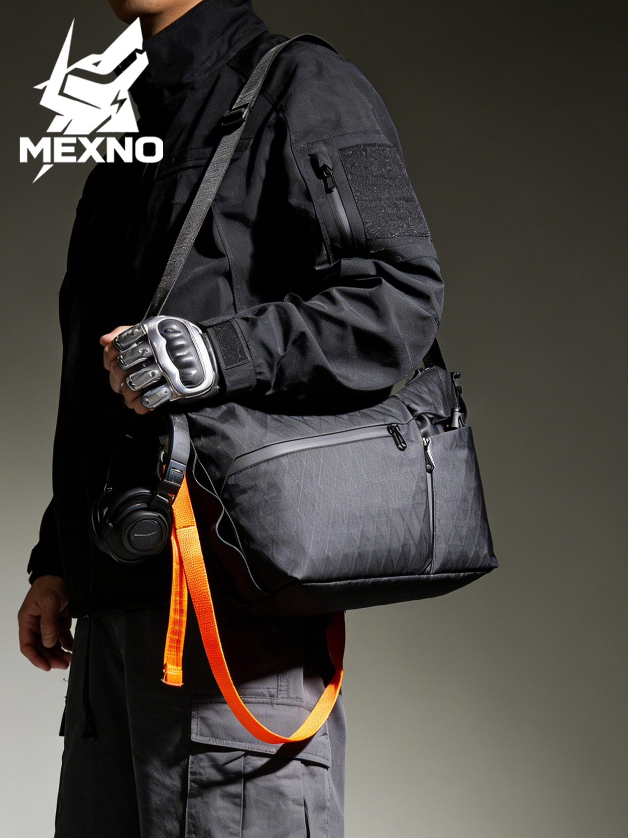 MEXNO タクティカルクロスボディスリングバッグ