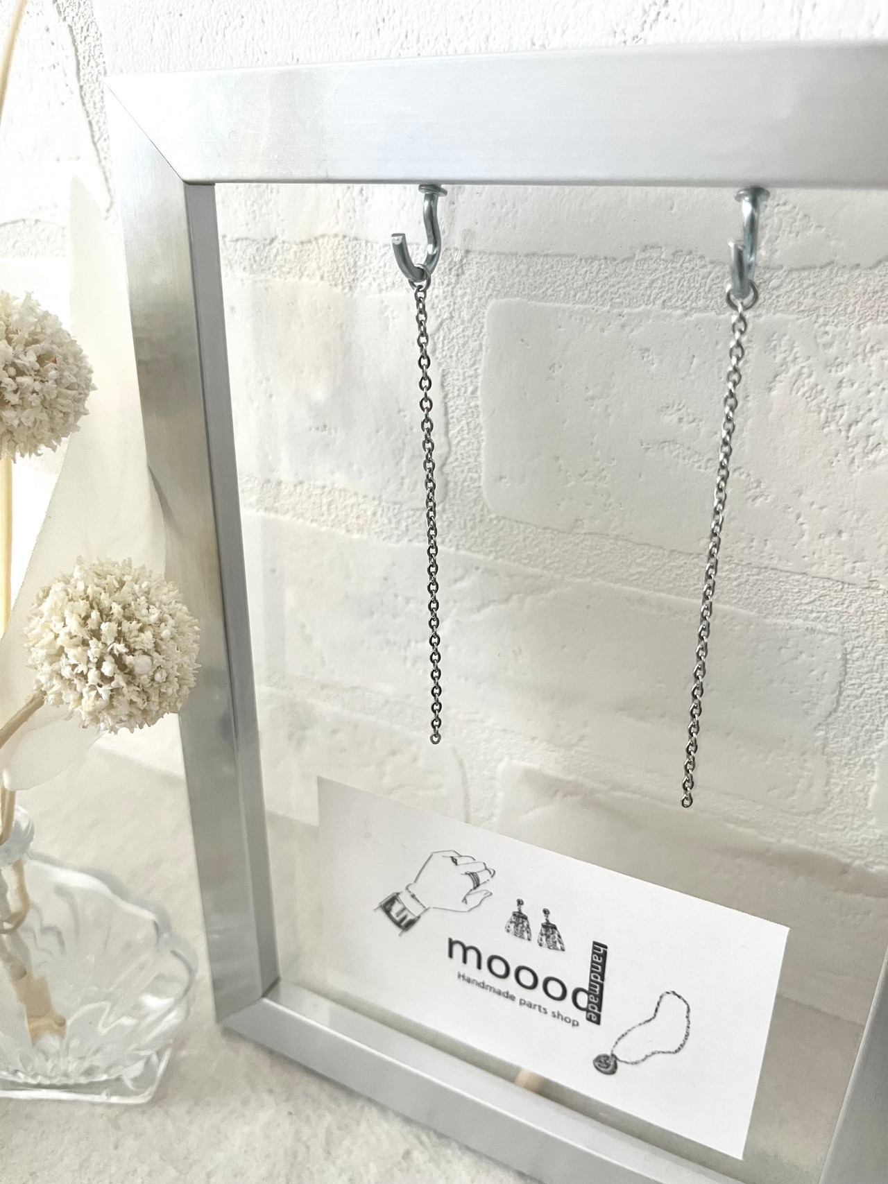 【4ペア】2mm ステンレス製 Oチェーンチャーム/チェーンパーツ/タッセル