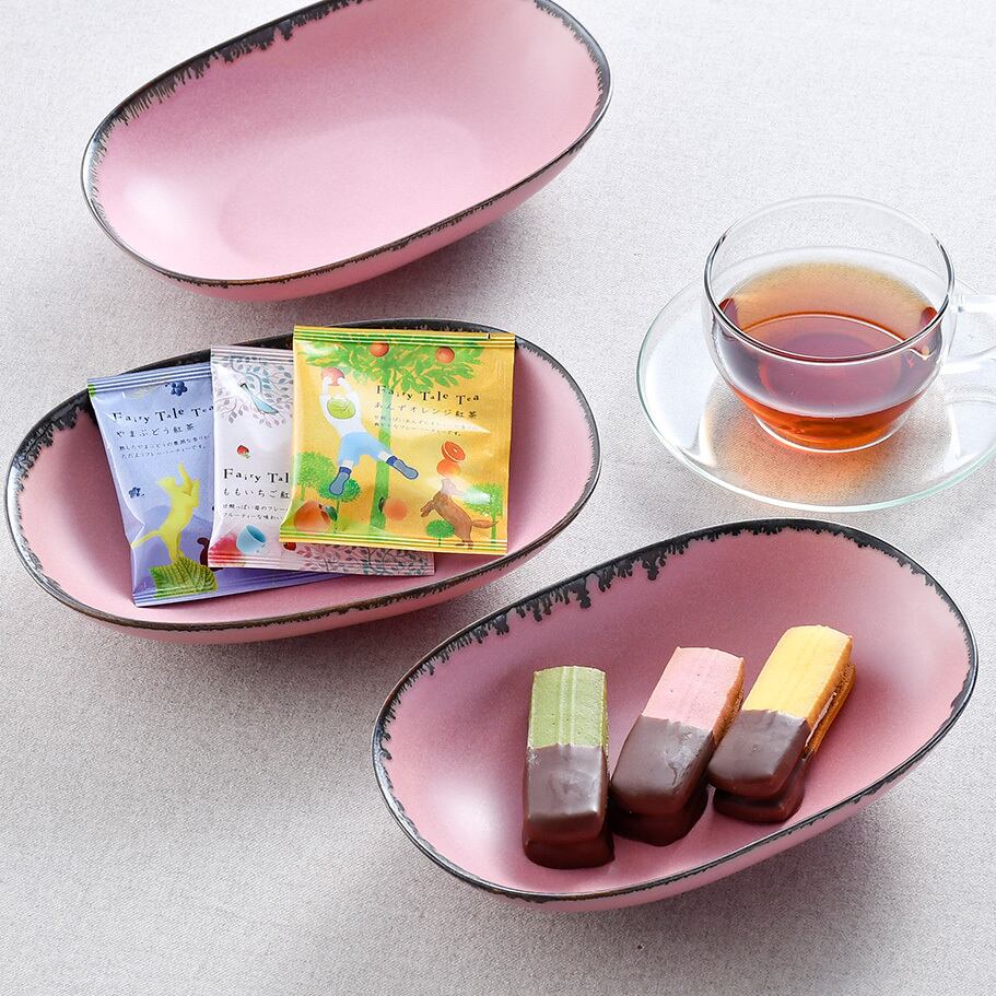 健康・長寿・子宝】超希少！瑪瑙ピンクシュガーハート・お皿⭐️N53