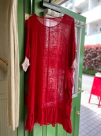 シルクワンピース　ローズ