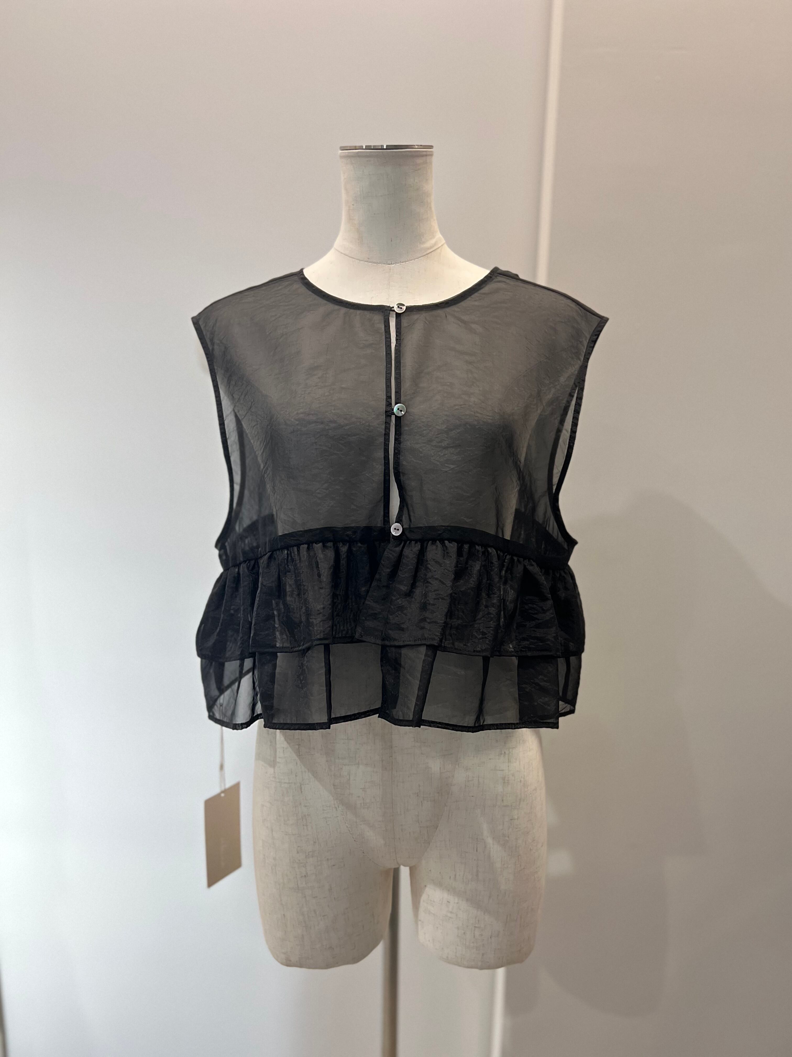 【cafune】前後2wayフリルビスチェ　525914