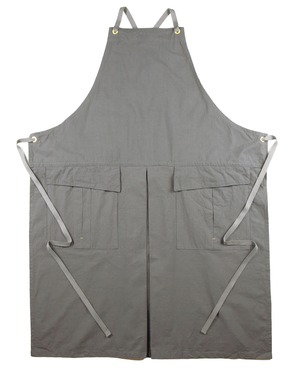 POLITE work apron 02 GY / ポライト ワークエプロン 02（グレー）