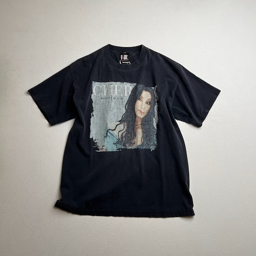 USA GIANT CHER　両面プリント　バンドTシャツ　ジャイアント　ブラック　L 古着