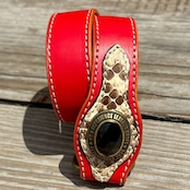 ブレスレット コブラ カウハイド