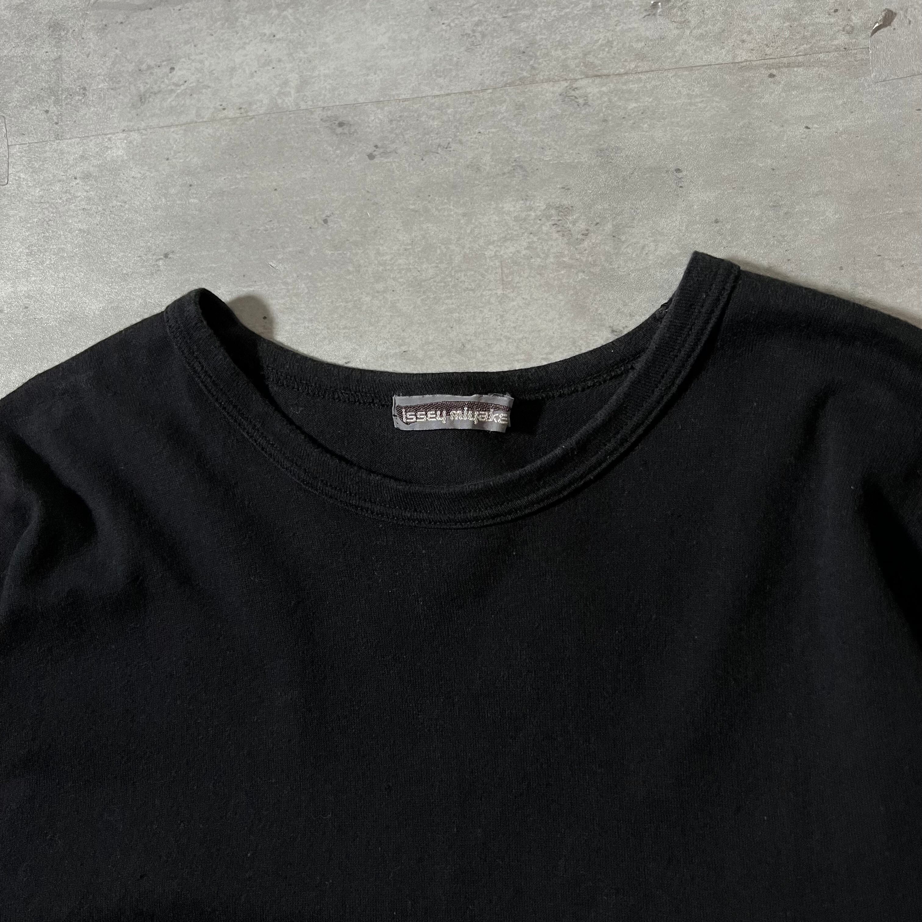 専用2点 80s “ISSEY MIYAKE” stencil long logo sleeve t-shirt 80年代