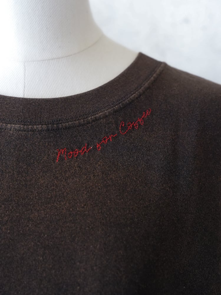 Cloth&Cross]COFFEE 刺繍T-sh with Drawstring Bag | fripons