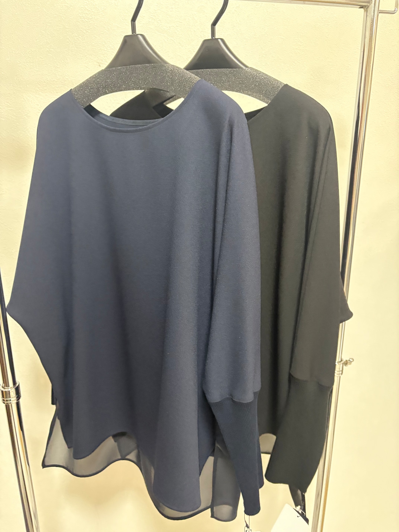 ROBE バックシアーサラサラトロみブラウス　612414