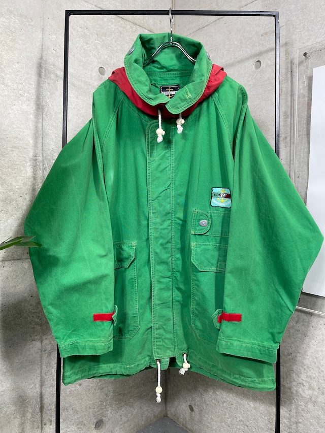 "ITALY" design hooded blouson