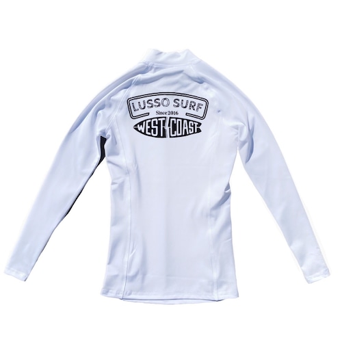 WEST COAST Rash guard【White】