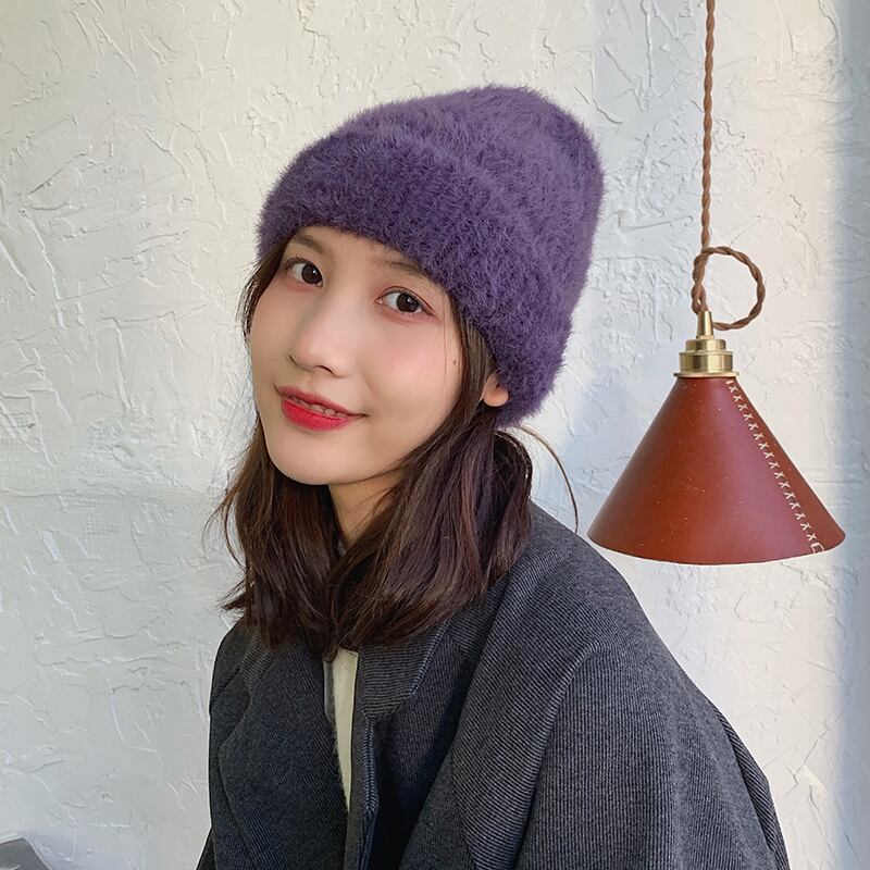 ソリッド カラーニットオータムウィンター 帽子 秋物 冬物 ソリッドカラー ブラック・アイド・ピーズ69609029001