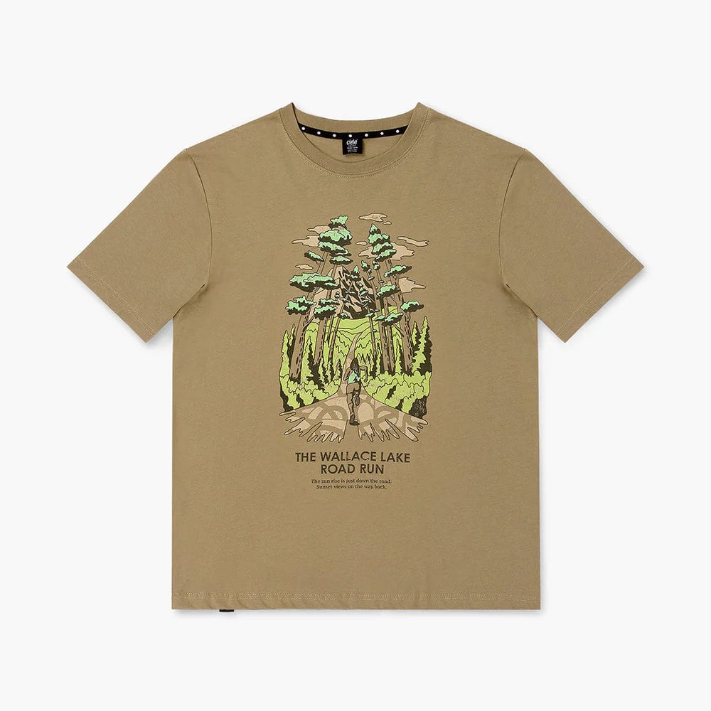CIELE(シエル)U ORTShirt -Wallace Lake Road -Canvas -unisex ユニセックスランニングTシャツ