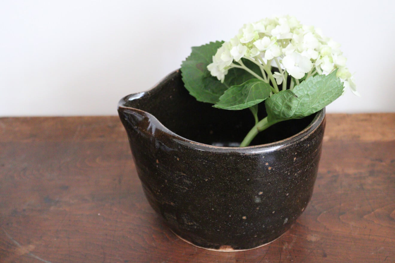 成井窯 片口鉢 | ao+水玉