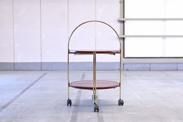 1970年代 ビンテージ ドイツ製 折りたたみワゴン トロリーバー